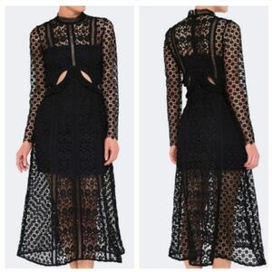 Self-Portrait Payne Cutout Dress Size 8